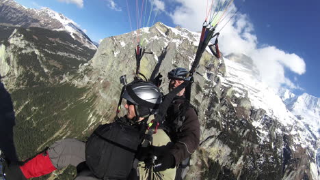Lifetime-experience-paragliding-for-first-time-at-Switzerland-alps