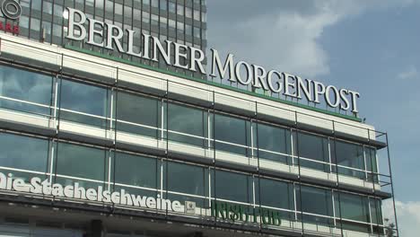 Berliner-Morgenpost-sign-Europacenter-at-Breitscheidplatz-in-Berlin,-Germany