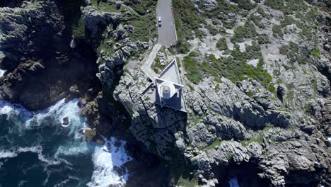 Leuchtturm-Punta-Nariga,-A-Coruña