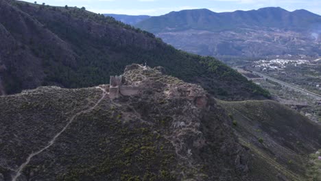 Castillo-De-Morayma,-Mondujar,-Lecrin,-Granada,-Andalucia,-España