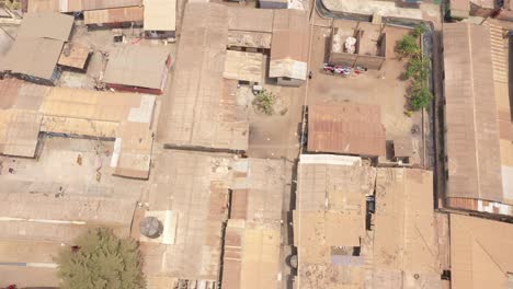 aerial-of-town-in-Ghana-Africa