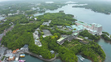 4k-Aerial-View-of-Japan,-Mie-Prefecture,-Kashikojima-Island