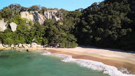 Watching-waves-roll-in-at-a-secluded-private-beach-in-New-Zealand's-Coromandel