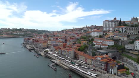 Weitwinkelaufnahme-Der-Stadt-Porto-Von-Der-Brücke-Dom-Luís-I-Aus