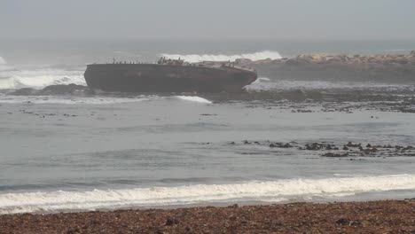 Schiffswracks-An-Der-Westküste.-Südafrika