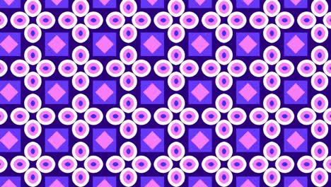 Das-Lila-Retro-Muster-In-Geometrischer-Hintergrund-Folienanimation
