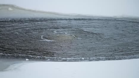 Slow-motion-shot-of-boiling-water-in-an-ice-hole-in-southern-Estonia