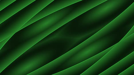 Abstract-background-animation-of-overlapping-green-organic-diagonal-ellipse-shapes
