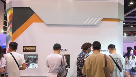 Japanese-multinational-toymaker-and-video-game-publisher-Bandai-booth-is-seen-during-the-Anicom-and-Games-ACGHK-exhibition-event-in-Hong-Kong
