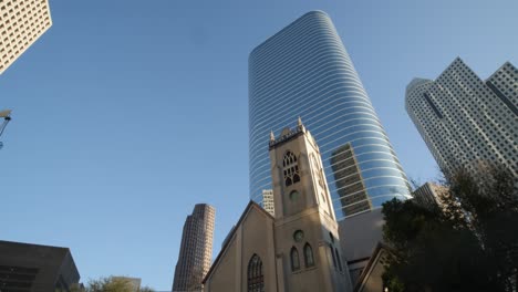 Establishing-Shot-Of-The-Historic-Antioch-Missionary-Baptist-Church-In-Houston