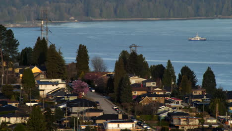 Peaceful-Settlement-Near-Vancouver-Harbour-At-Burnaby-In-British-Columbia,-Canada