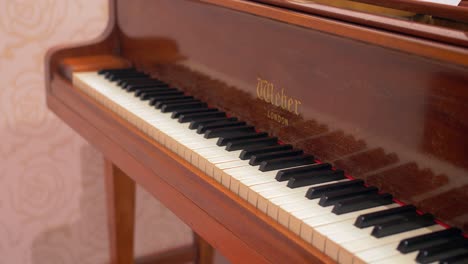 Antique-Wooden-Piano---Weber-London-Upright-Piano