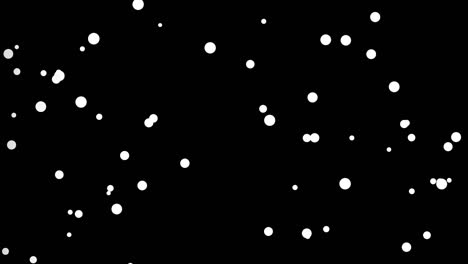 Fliegende-Weiße-Farbpartikel-Und-Punkte-Leuchten-Im-Weltraum-vj-Hintergrund