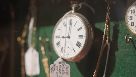 Slow-motion-of-pocket-wall-with-pocket-watches