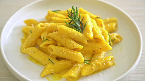 penne-pasta-with-butternut-pumpkin-creamy-sauce-and-rosemary
