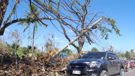 Aftermath-Of-Typhoon-Odette-In-Cebu,-Philippines