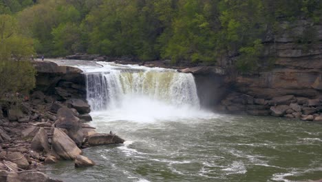 Cumberland-Falls---Corbin-Kentucky---Wide-Shot
