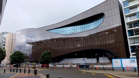 The-modern-building-of-Tākina-Wellington-Convention-and-Exhibition-Centre-in-the-capital-Wellington,-New-Zealand-Aotearoa