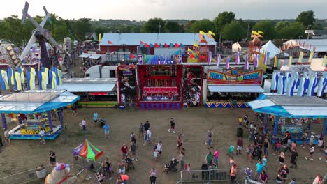 Community-enjoys-mini-ball-arcade-games-and-amusement-park-rides-at-state-fair