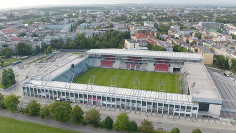 Aerial-Boom-Shot-Reveals-Marshal-Jozef-Pilsudski-Stadium