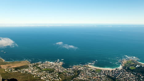 Camps-Bay---popular-tourist-destination-in-Cape-Town,-Table-Mountain-view