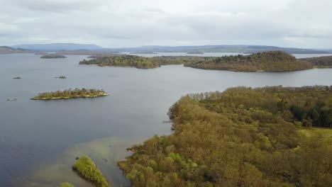 Loch-Lomond-in-Scotland.-Aerial-panoramic-view