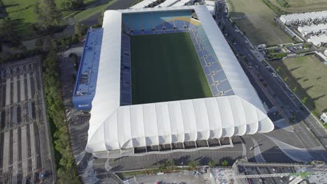 Rectangular-shaped-Football-Stadium-Of-Robina-In-Gold-Coast,-Queensland