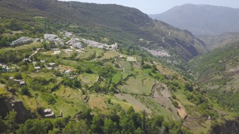 Villages-of-Bubion-and-Pampaneira-in-Las-Alpujarras-from-the-air