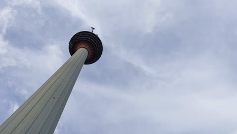 A-Low-Angle-shot-of-the-KL-tower-in-Malaysia-know-for-its-view-point