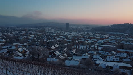Luftaufnahme-Am-Frühen-Morgen-über-Der-Stadt-Winterthur