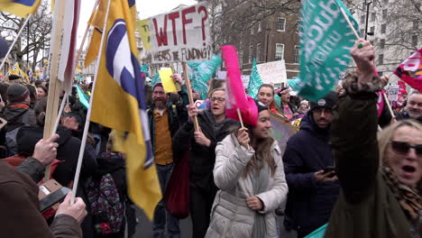 Public-and-Commercial-Sector-members-cheer-as-protestors-on-the-National-Education-Union-national-strike-protest-arrive-outside-Downing-Street