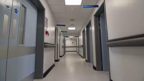 Krankenhauskorridore-Im-Vereinigten-Königreich,-Gesundheitseinrichtungen