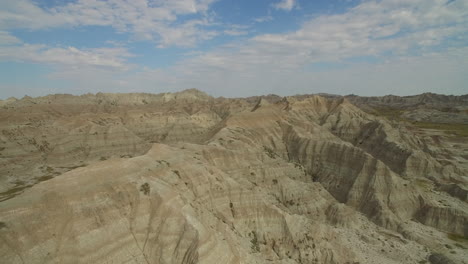 Badlands-South-Dakota-aerial-4K-drone-with-beautiful-blue-sky-straight-out-of-a-cinematic-western-film