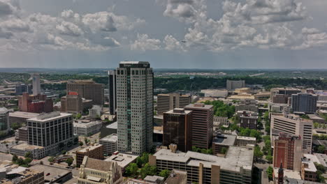 Birmingham-Alabama-Aerial-v20-cinematic-fly-around-central-city,-flyover-city-federal-condominium-capturing-downtown-cityscape-and-fountain-heights-neighborhood---Shot-with-Mavic-3-Cine---May-2022