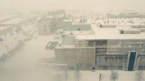 Apotex-pharmaceutical-corporation-building-Winter-snow-exterior-Aerial