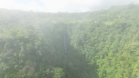 Foggy-Clouds-Revealed-Papapapaitai-Falls-On-Upolu-Island-In-Samoa