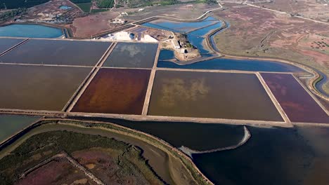 Salt-production-ponds-in-Portugal-from-above