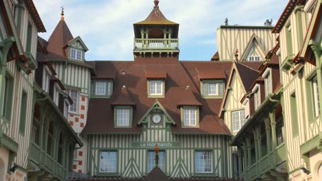 Timber-Framed-Exterior-Design-Of-Luxurious-Hotel-Barrière-Le-Normandy-Deauville-In-France