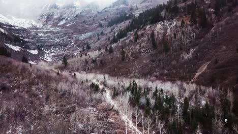 Winterlandschaft-Der-Wasatch-Mountains-In-Utah-Mit-Unberührten-Hängen
