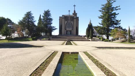 Iglesia-De-Penha-En-Guimaraes,-Portugal