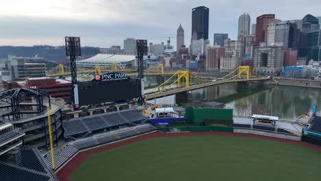 Aerial Photo of PNC Park - Pittsburgh Pirates Stadium - Pittsburgh