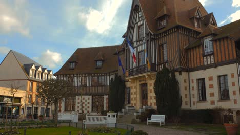 Exterior-View-Of-Town-Hall-Of-Deauville-In-France