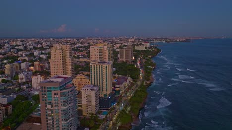 Modern-buildings-along-Malecon-at-sunset