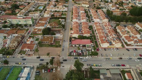 Stetiger-Blick-über-Das-Wohngebiet-Am-Strand-Von-Malaga,-Spanien