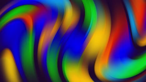 Seamless-loop-animation-of-abstract-colorful-waves-twirling-on-beautiful-liquid-background