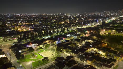 Luftaufnahme-Der-Stadt-Bogota-Bei-Nacht