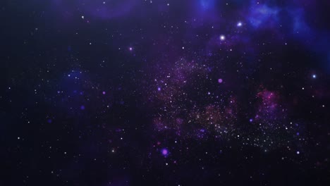 Nebel-Und-Helle-Sterne-Im-Weltraum