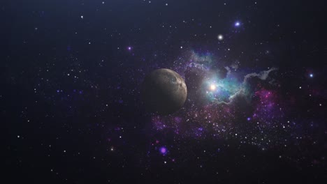 El-Planeta-Ceres-Se-Mueve-En-El-Espacio-Ultraterrestre-Contra-Un-Fondo-De-Nebulosa