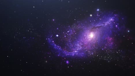 Galaxie-Und-Helle-Sterne-Im-Weltraum