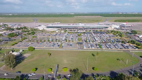 Las-Americas-International-Airport-or-AILA,-Punta-Caucedo-near-Santo-Domingo,-Dominican-Republic